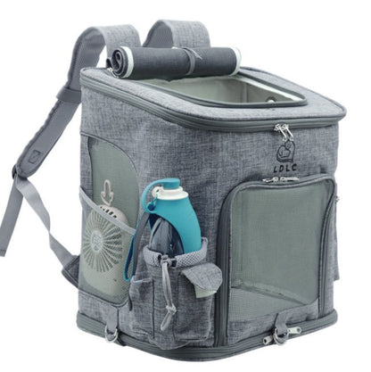 Transparent Cat Backpack Carrier for Cats & Small Dogs – Ventilated, Padded Pet Travel Backpack