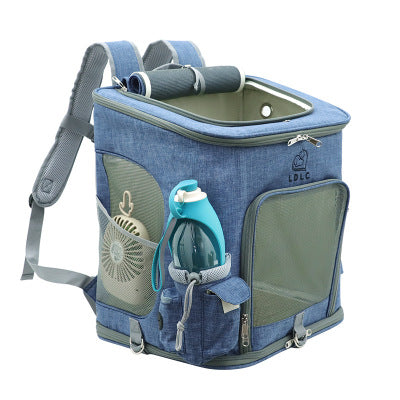 Transparent Cat Backpack Carrier for Cats & Small Dogs – Ventilated, Padded Pet Travel Backpack
