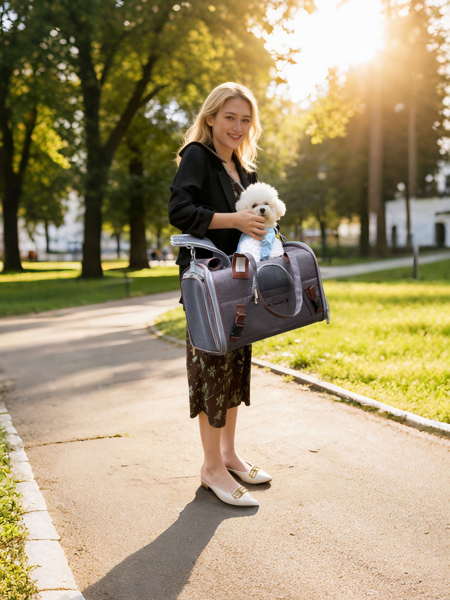 Mr. Peanut's Gold Series Standard Size Airline Compliant Pet Carrier V3.0