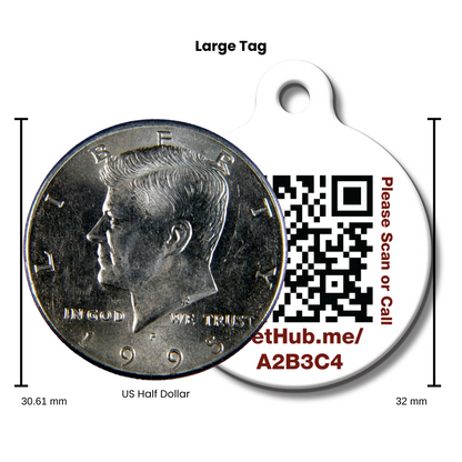 PetHub QR Pet ID Tag – Original Get Me Home Club