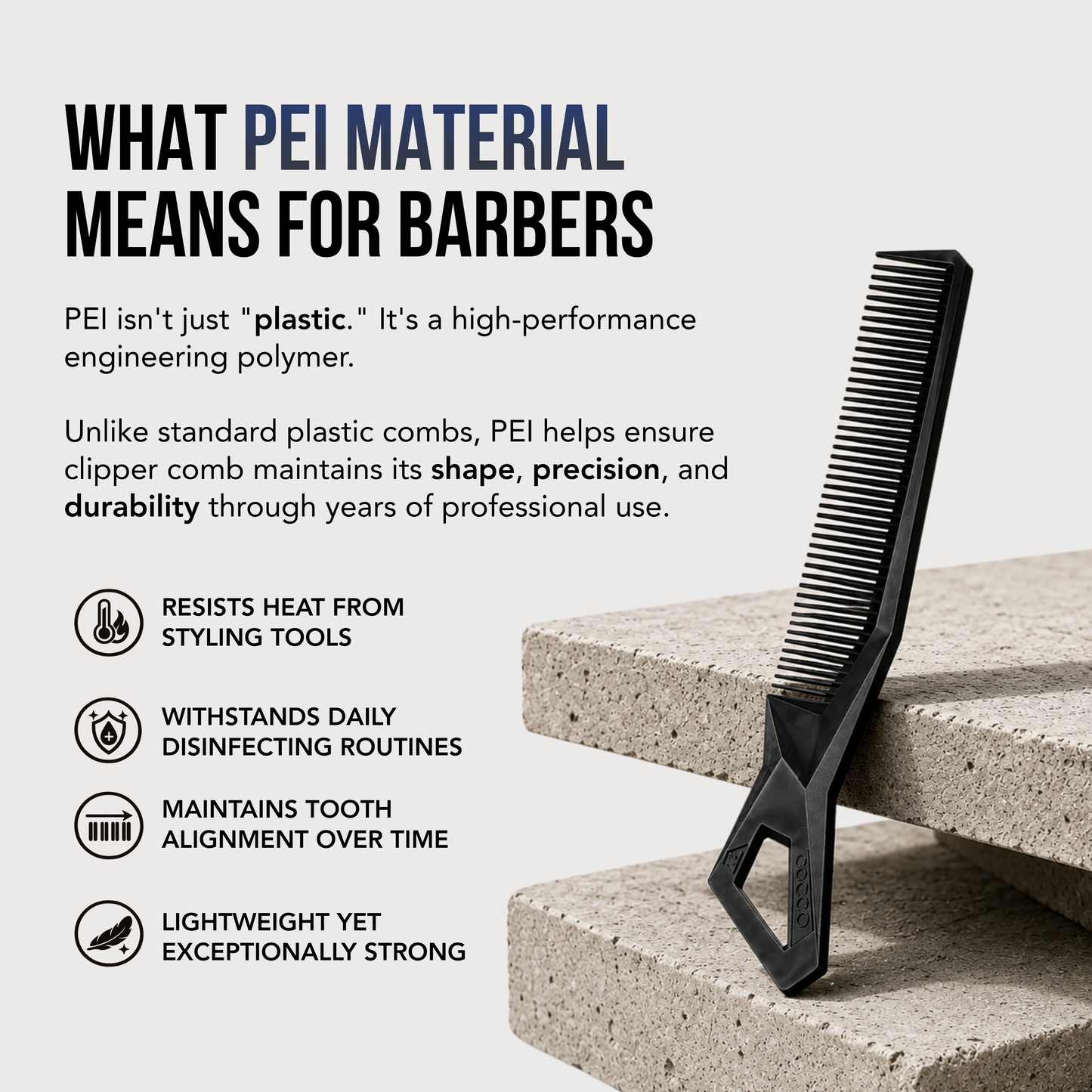 Clipper Comb (Black)