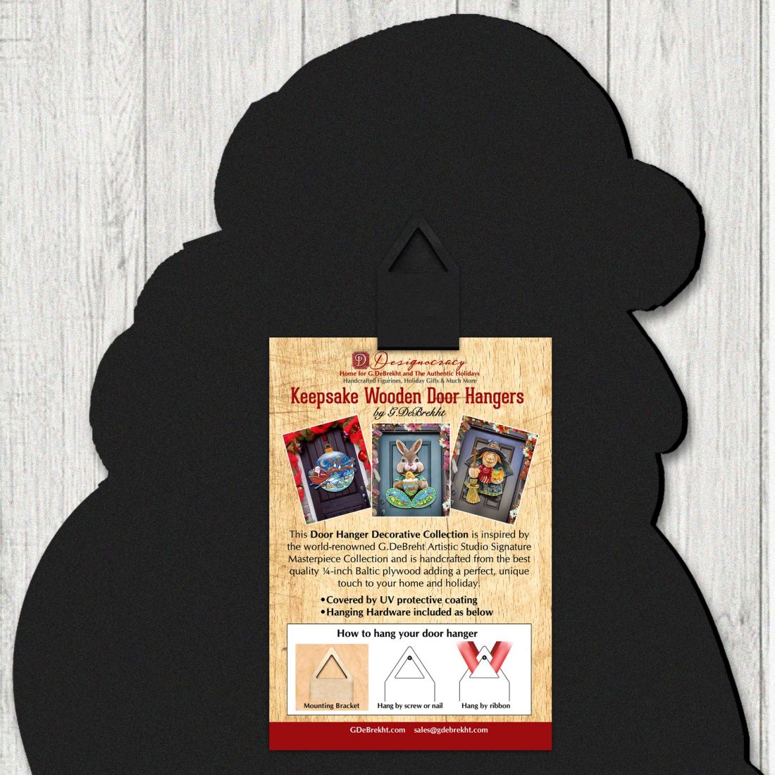 Boys Night Out Holiday Door Decor by Laura Seeley - Pets Dog and Cats Decor - 8512052H