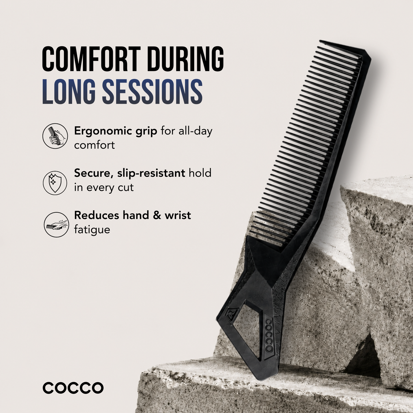 Clipper Comb (Black)