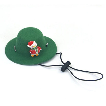 Pet Christmas Hat Felt Cloth Soft Cute Decorate Cosplay Dog Clothing Accessories Cat Festival Grooming Hat Supplies New Year