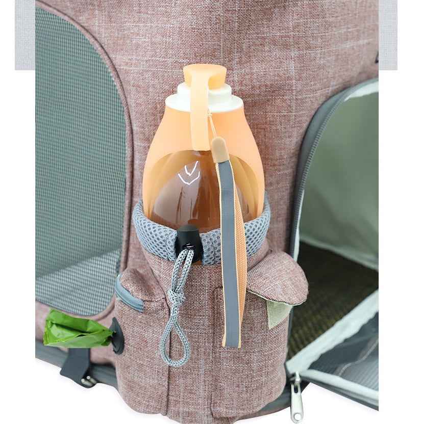 Transparent Cat Backpack Carrier for Cats & Small Dogs – Ventilated, Padded Pet Travel Backpack