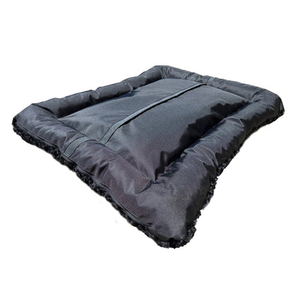 Dog Bed - Rectangle Bolstered Furvana™ 'Cloud'
