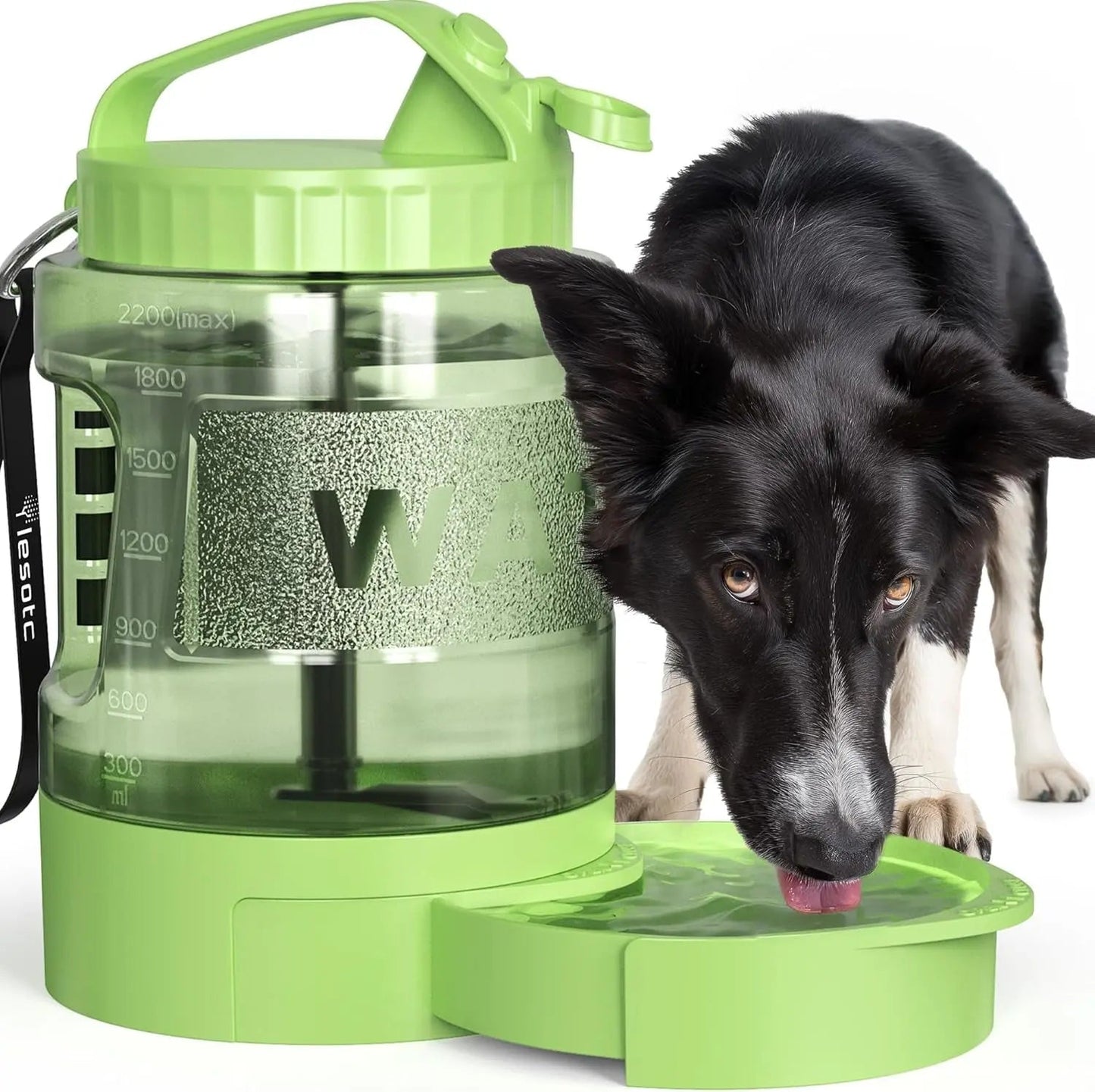 Portable Dog Travel Water Bottle Leak Proof Bowl for Hiking Large Dogs