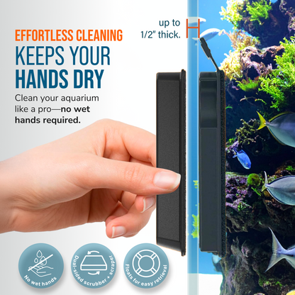 Flipper FLOAT 2 in 1 Magnetic Aquarium Algae Cleaner (Standard)
