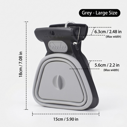 One-Hand Foldable Poop Scooper
