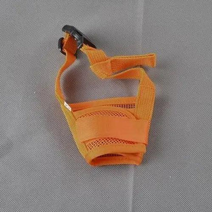 Black Breathable Anti Barking Adjustable Dog Muzzle Nylon Straps Anti Biting Dog Muzzles Cool Pets Accessories